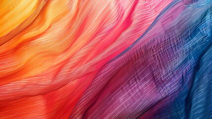 Colorful abstract minimalistic background featuring vibrant gradient and delicate grain texture, perfect for modern design projects.