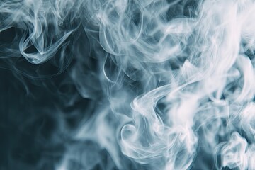 Abstract smoky patterns against a dark background