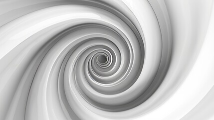 Clean and modern vortex swirl design in a single color scheme, featuring smooth lines, soft shadows, and subtle depth for elegant abstract backgrounds.