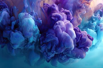 Abstract Ink Bloom