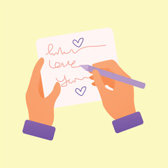 Self care mental health illustration