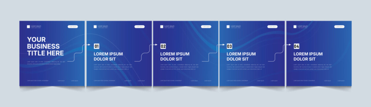 Editable Minimal Corporate Social Media Carousel Template. Microblog Carousel Template For Social Media Post. carousel slide background Layout for Instagram & LinkedIn.