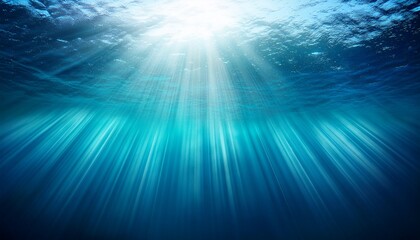 Fototapeta premium sunbeam vertical abstract underwater backgrounds in the sea