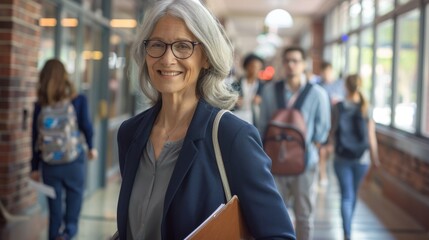 The experienced female educator