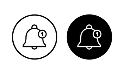 Bell Icon vector illustration. Notification sign and symbol for web site design