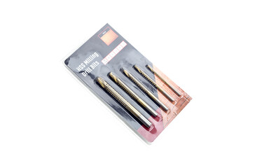 The various drill sets close-up