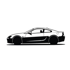 Modern Car Silhouette Vector Set with Sleek and Dynamic Lines.