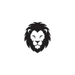 Lion - Minimalist Design and Flat Logo - Vector illustration 