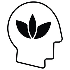 Stress Reduction & Mental Wellness Icon