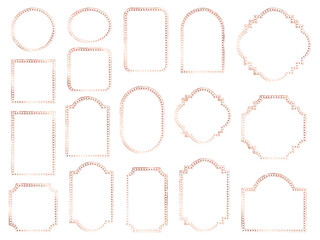 フレーム筆4、8桃金