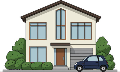 vector illustration of a house