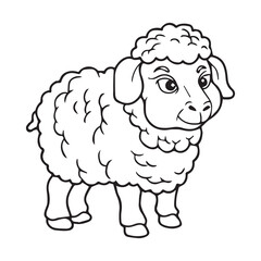sheep sketch vector illustration