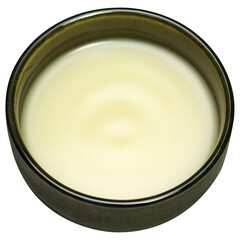 Traditional Korean Rice Wine Makgeolli in Traditional Cup