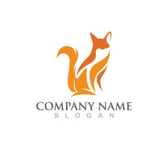 Fox vector illustration icon