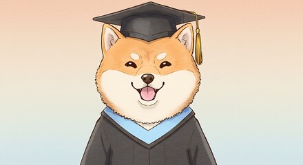 卒業式、わんこ先生
