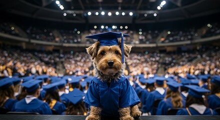 卒業式の一等犬