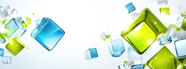 Abstract Cube Explosion