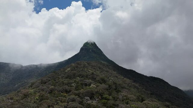 Sri Pada / Adam's Peak Aerial View