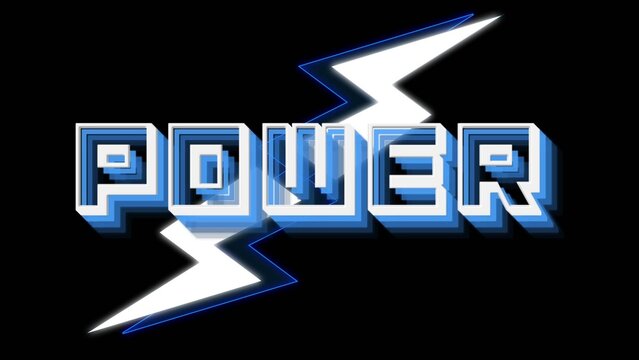 Bold Pop Up Power Text