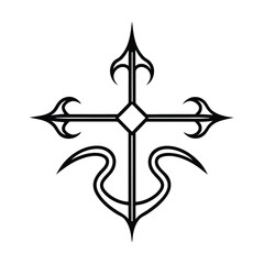 celtic cross vector illustration
