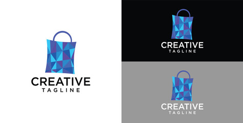 Online Shop Logo designs Template, Vector illustration,