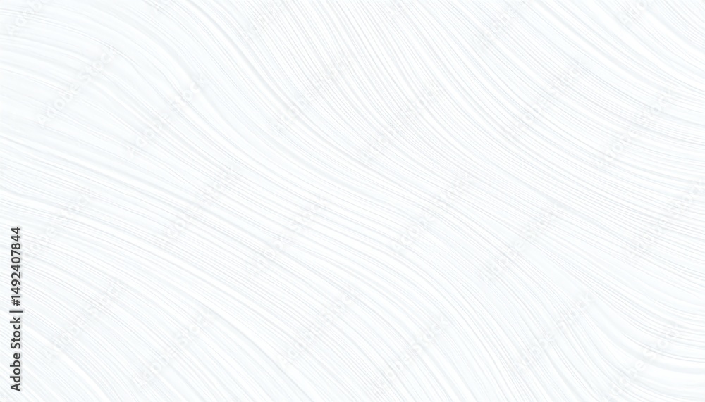 Poster abstract white texture with flowing lines, creating a smooth, serene appearance ideal for background