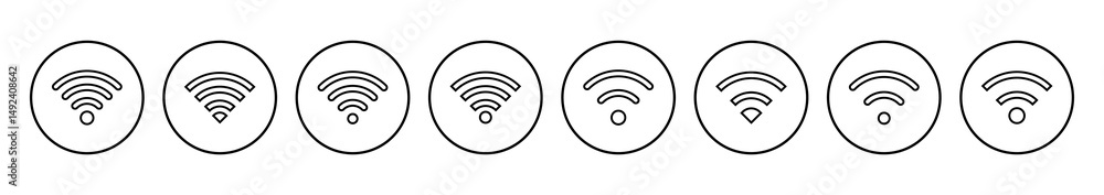 Poster wifi icon vector. signal vector icon. wireless icon vector