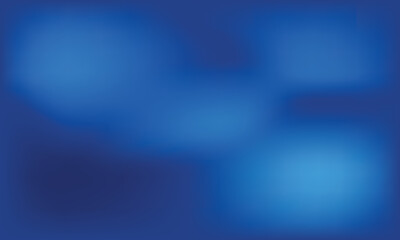 Abstract blue gradient blur background illustration with soft smooth texture, modern digital wallpaper design for website, presentation, banner, and technology graphics