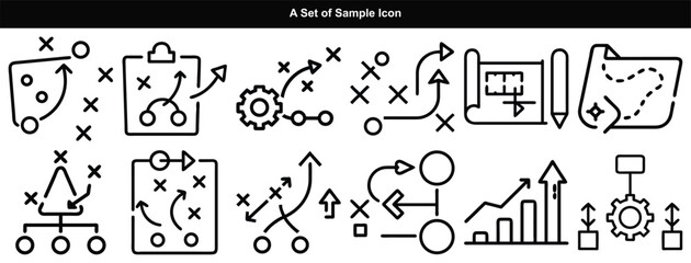 Statistics and analytics. Set of people vector illustrations of business analysis