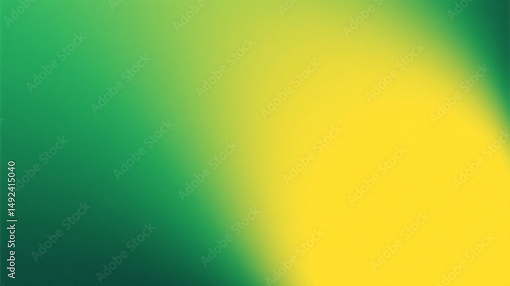 Poster abstract green and yellow gradient background illustrating color blending and visual design concepts
