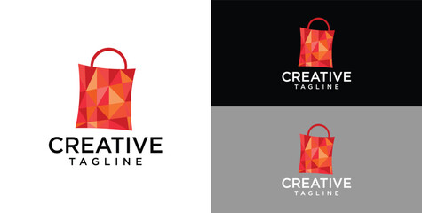 Online Shop Logo designs Template, Vector illustration,