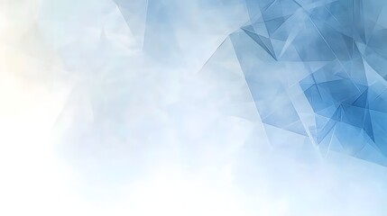 Obraz premium Elegant Blue Abstract Background Featuring Geometric Shapes and Soft Color Gradients