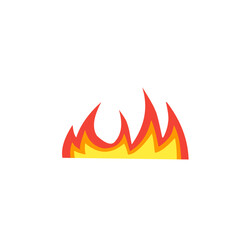 hot fire vector illustration