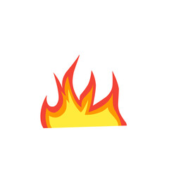 hot fire vector illustration