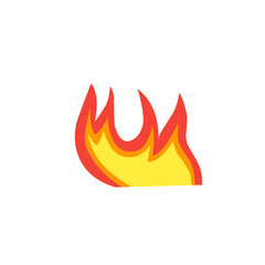 hot fire vector illustration