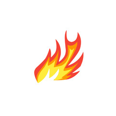 hot fire vector illustration