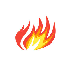 hot fire vector illustration