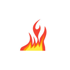 hot fire vector illustration