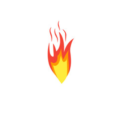 hot fire vector illustration
