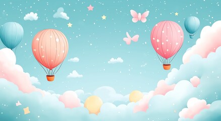 Obraz premium hot air balloon