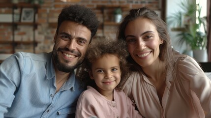 a happy family portrait