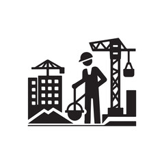 adult, architect, art, back lit, builder, construction, construction industry, construction worker, craft, craftsperson, cut out, design, engineer, equipment, exterior, graphic, grass, hard, hard hat,