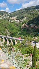 Panoramic View from Eze Village, France – Overlooking the Mediterranean