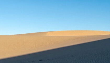 Naklejka premium Exploring the vast sand dunes desert environment landscape photography natural beauty scenic view
