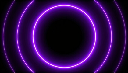 Dynamic purple light circles abstract background digital art modern aesthetics eye-catching design