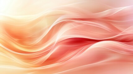 Abstract flowing lines of soft, warm colors