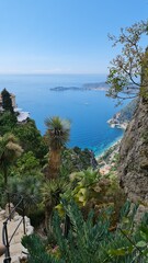Panoramic View from Eze Village, France – Overlooking the Mediterranean