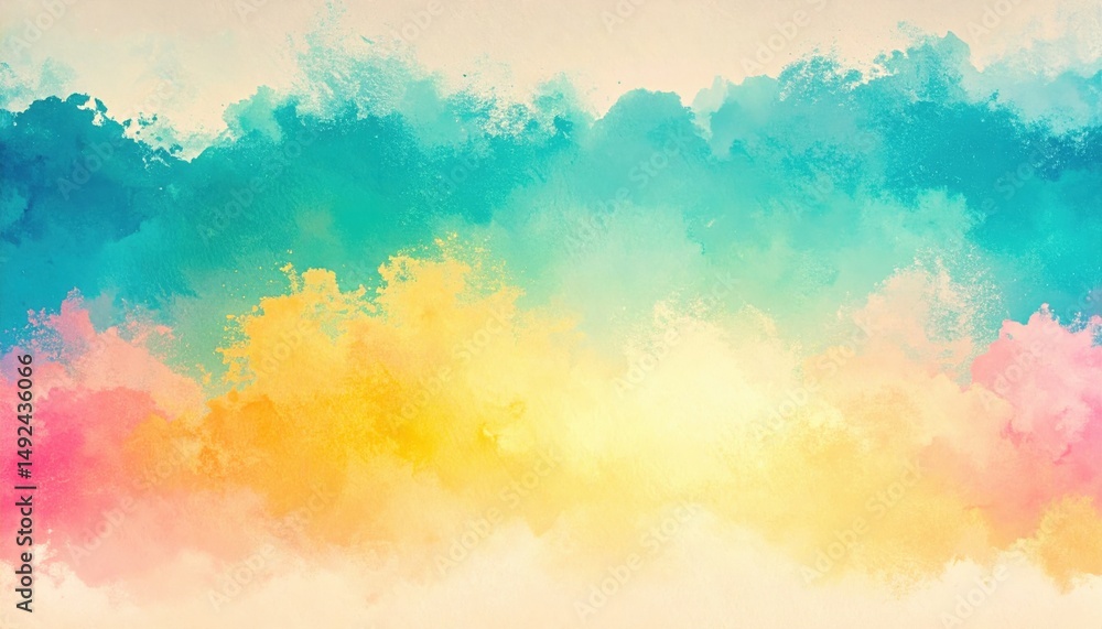 Poster vibrant abstract art creation digital canvas colorful background artistic environment aerial view vi