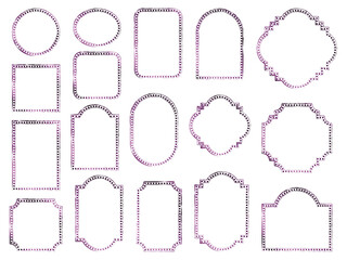 フレーム筆4、13紫