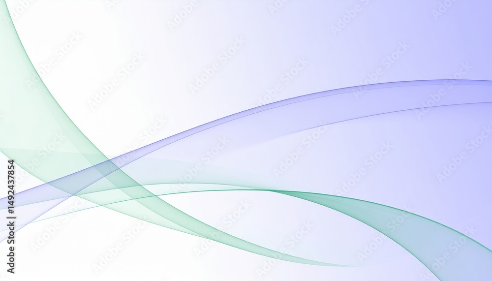 Poster dynamic flowing waves abstract design digital art soft pastel colors artistic perspective visual con